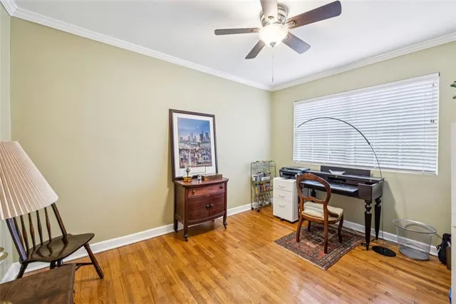 a room with furniture