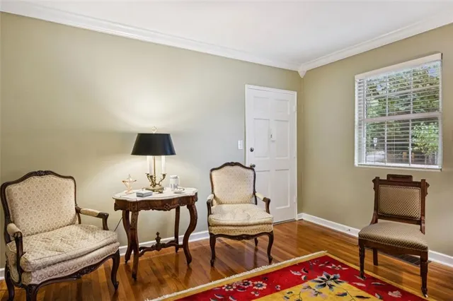 a room with furniture and a window