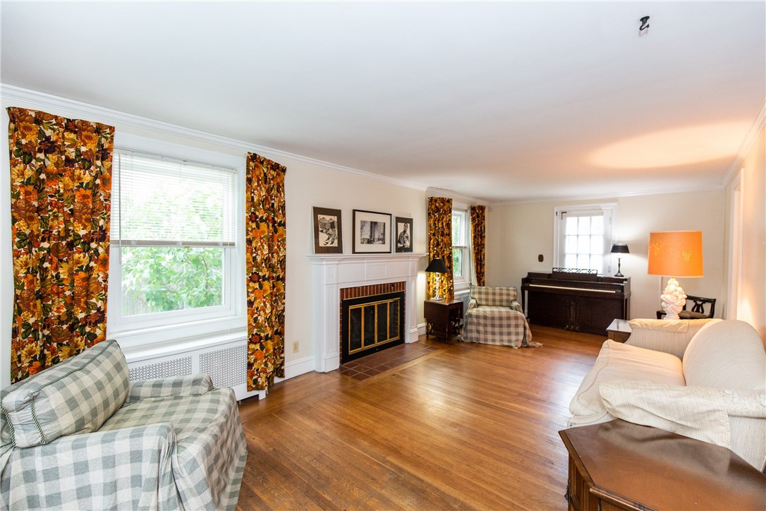 Living Room with Fireplace