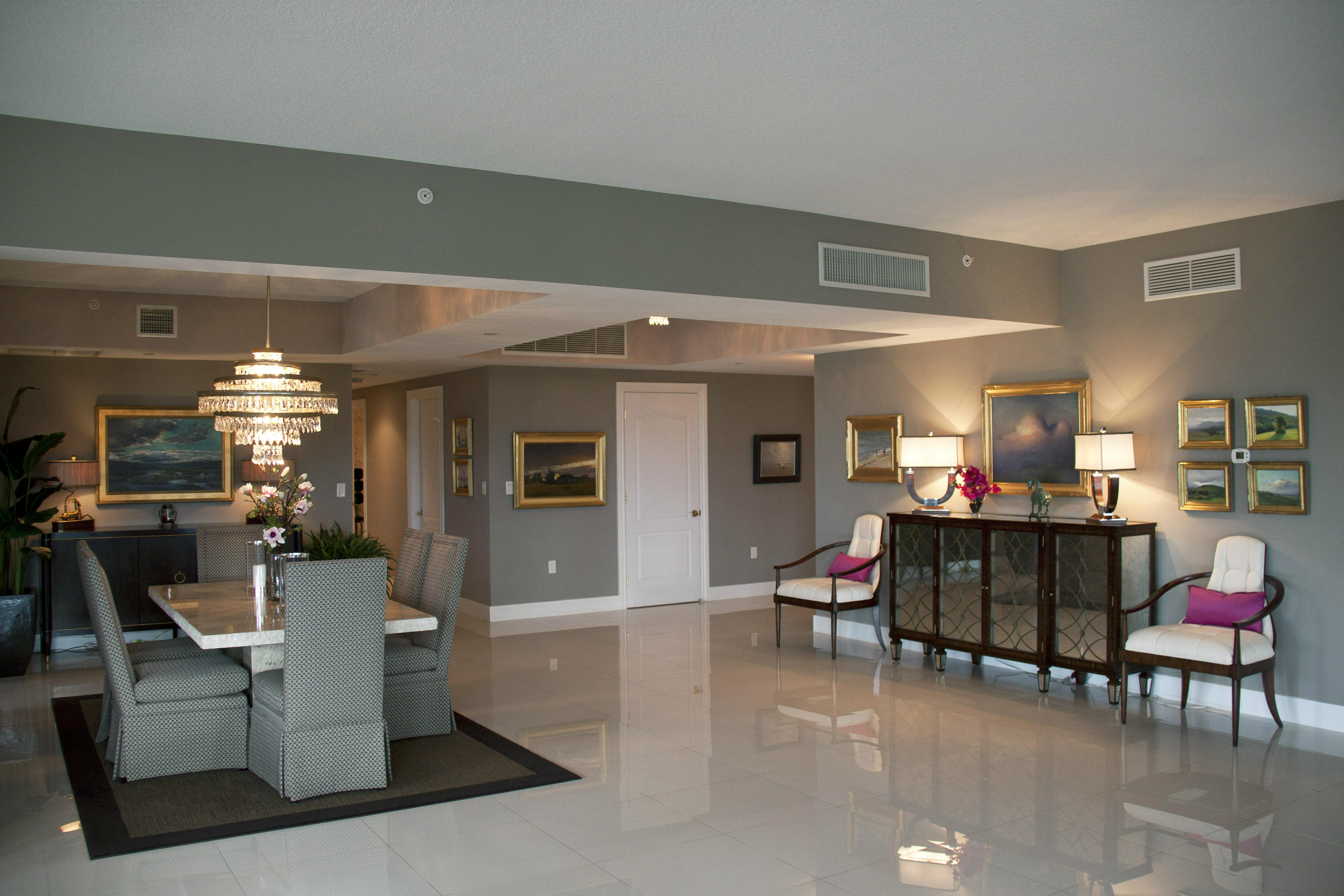 200 East Palmetto Park Road, Unit PH8 Boca Raton, FL 33432 - Photo 8 of 31 Buhle Dinning Area and Front Entrance