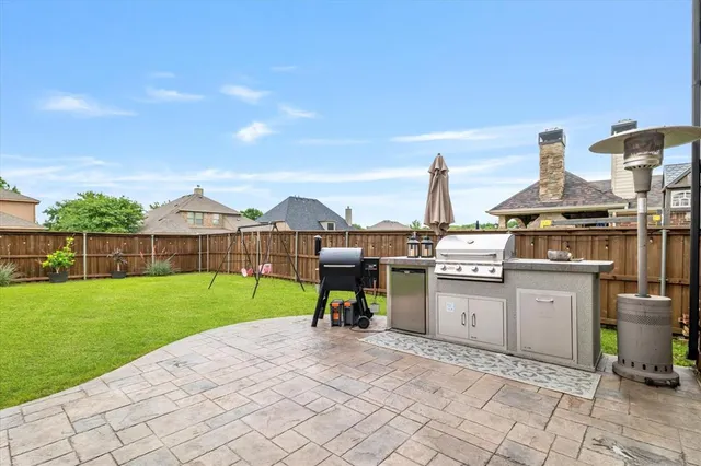 a view of outdoor space and yard