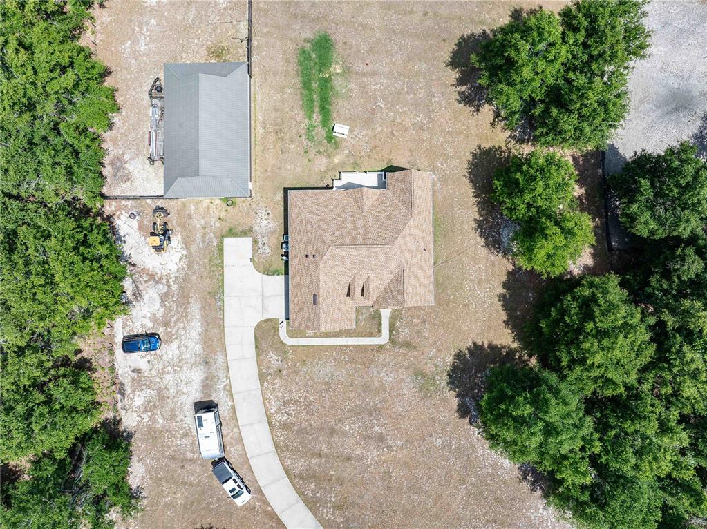 15527 194th Place O'Brien, FL 32071 - Photo 30 of 40 an aerial view of a house with outdoor space and parking