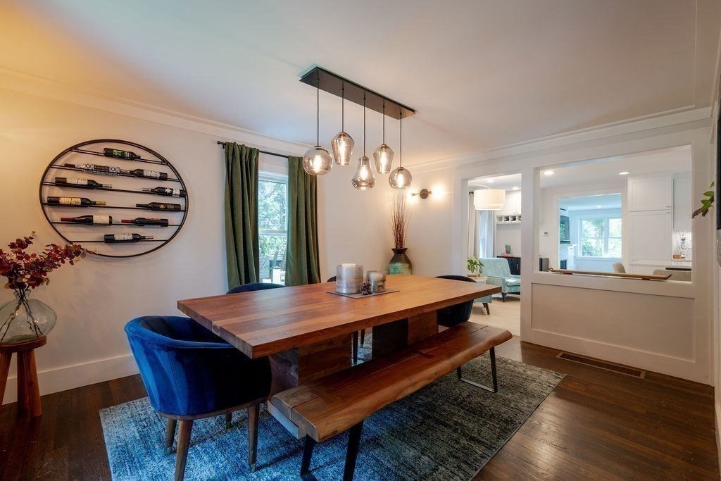 29 Water Street Natick, MA 01760 - Photo 13 of 42 a view of a dining room with furniture window and wooden floor