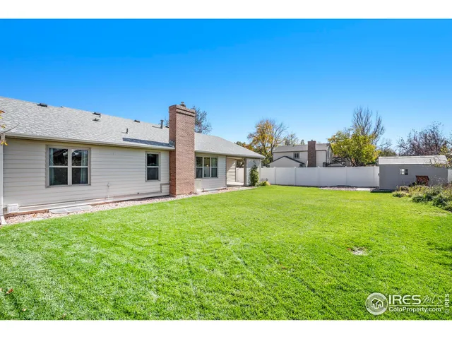 a house view with a garden space