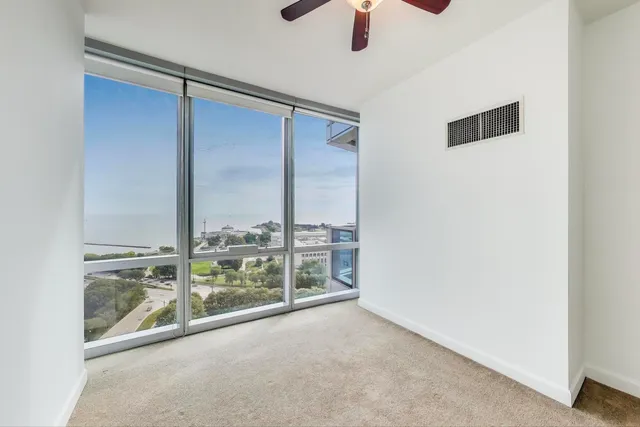 en empty room with window