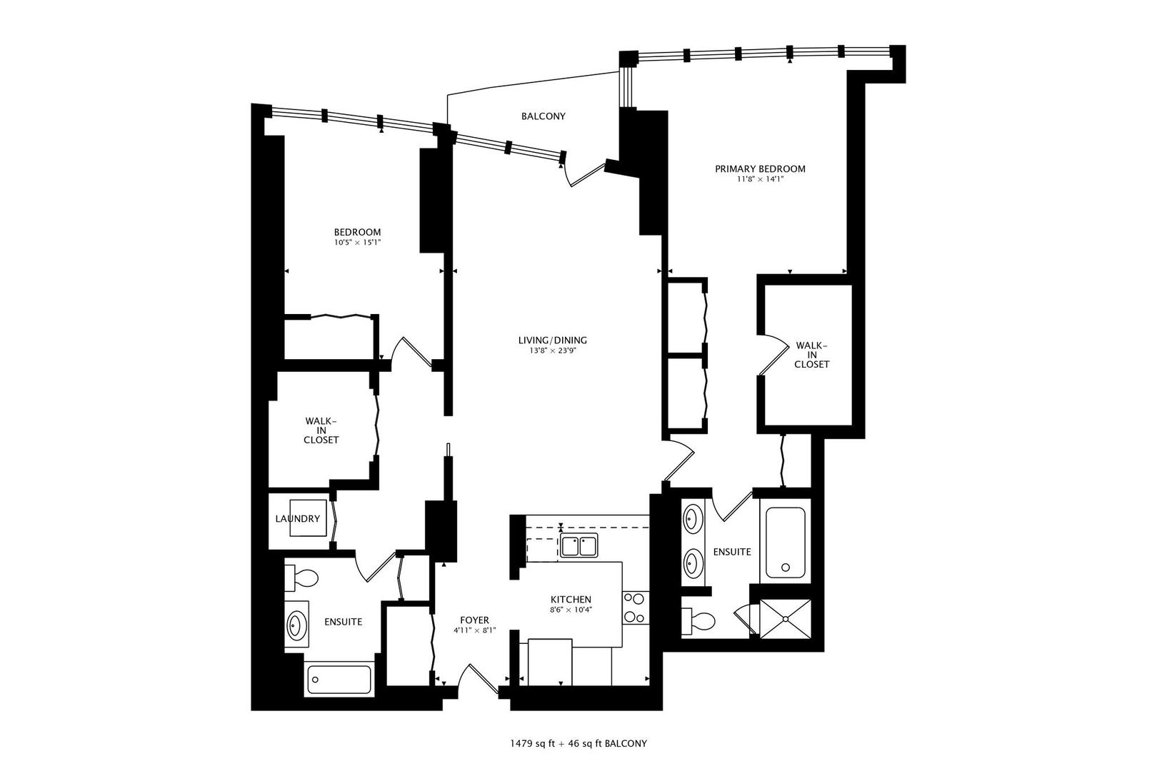1211 South Prairie Avenue, Unit 2003 Chicago, IL 60605 - Photo 30 of 40 a picture of a bathroom with a shower and a mirror