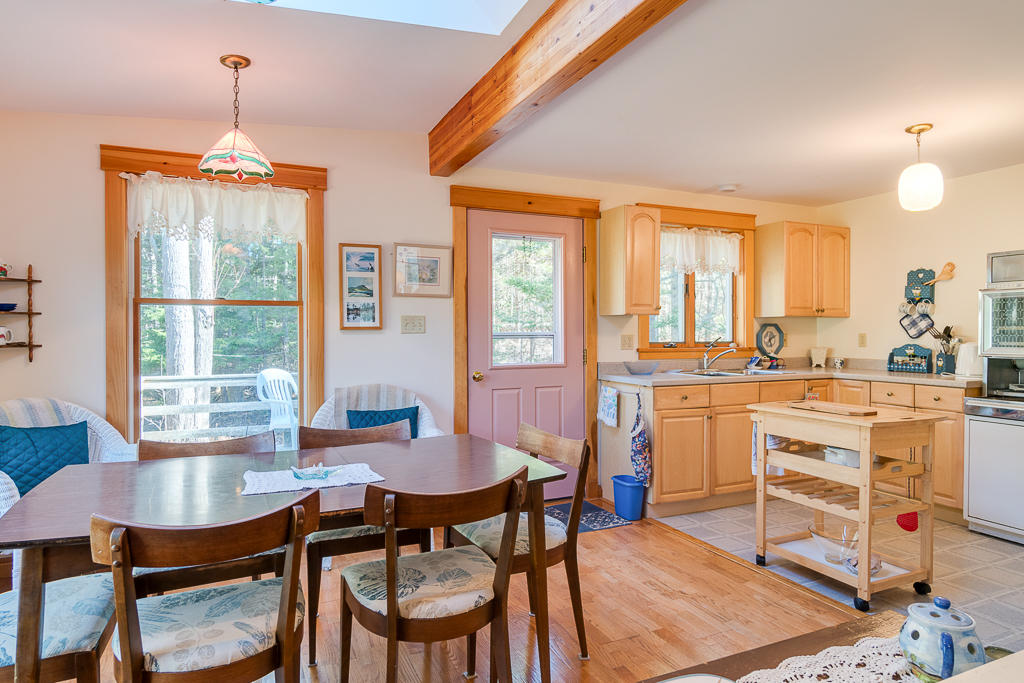 151 Snowball Hill Road Bristol, ME 04554 - Photo 7 of 26 Door to back deck off kitchen/dining