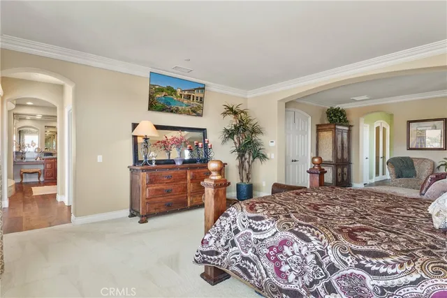 a view of a lake in middle of the town