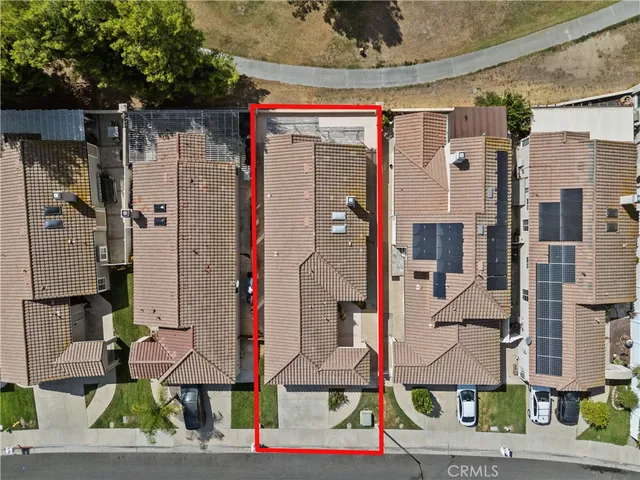 a front view of a building with street view