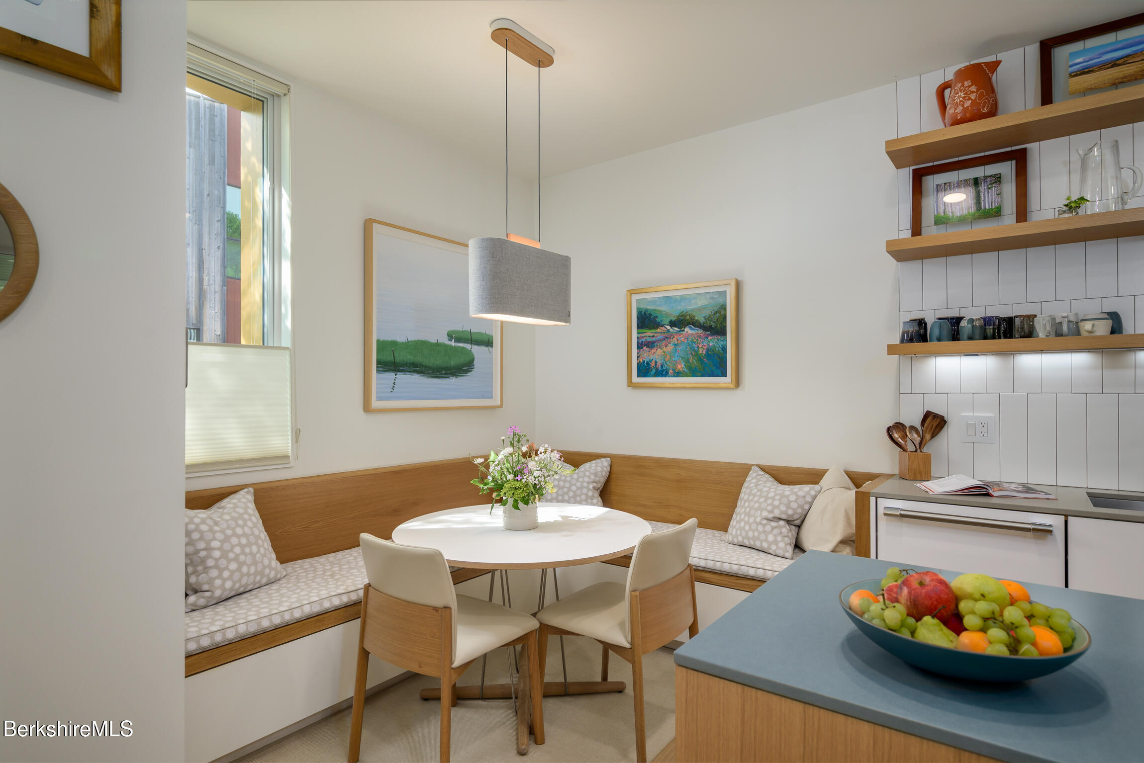 8 River Run Road, Unit 8 Williamstown, MA 01267 - Photo 14 of 38 Breakfast Nook with benches