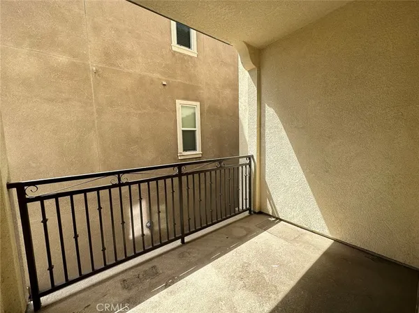 a view of a balcony