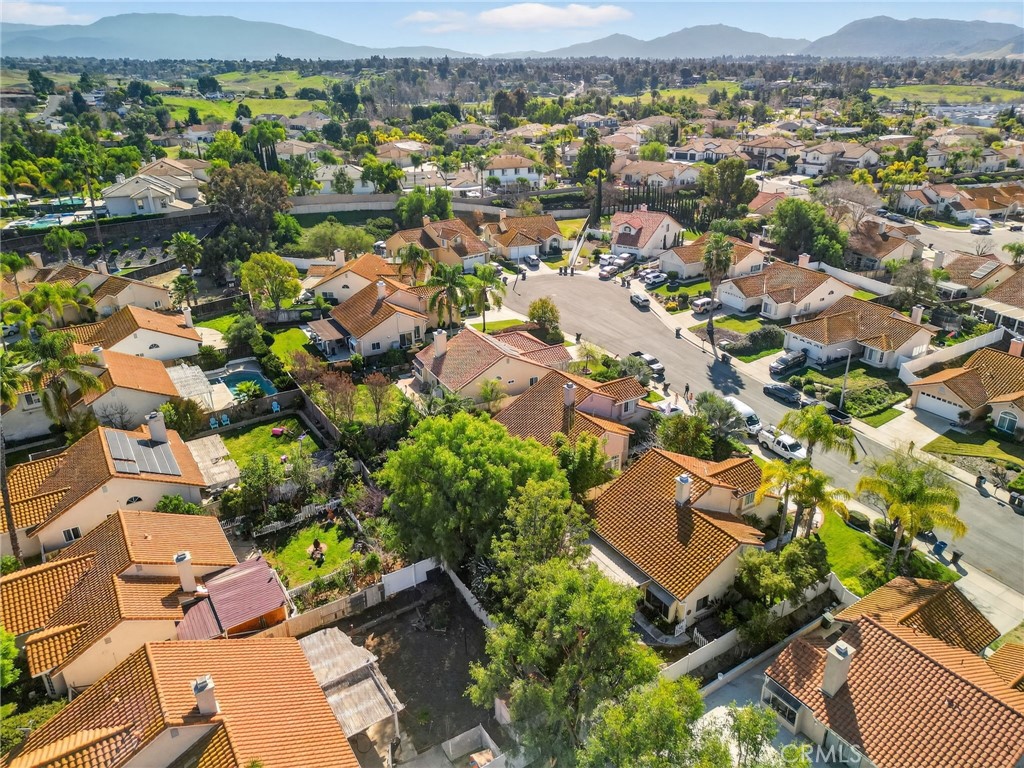 27536 Swallow Court Temecula, CA 92591 - Photo 47 of 55 an aerial view of residential houses with outdoor space