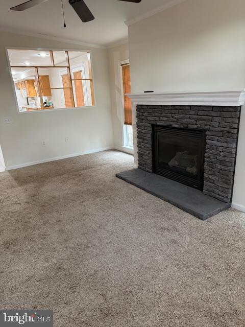 10505 Cedarville Road Brandywine, MD 20613 - Photo 4 of 23 an empty room with windows and fireplace