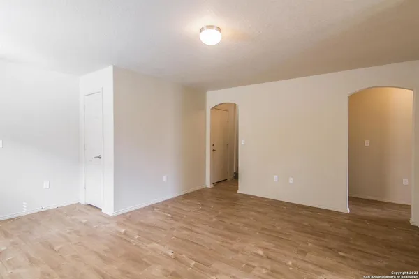 a view of an empty room