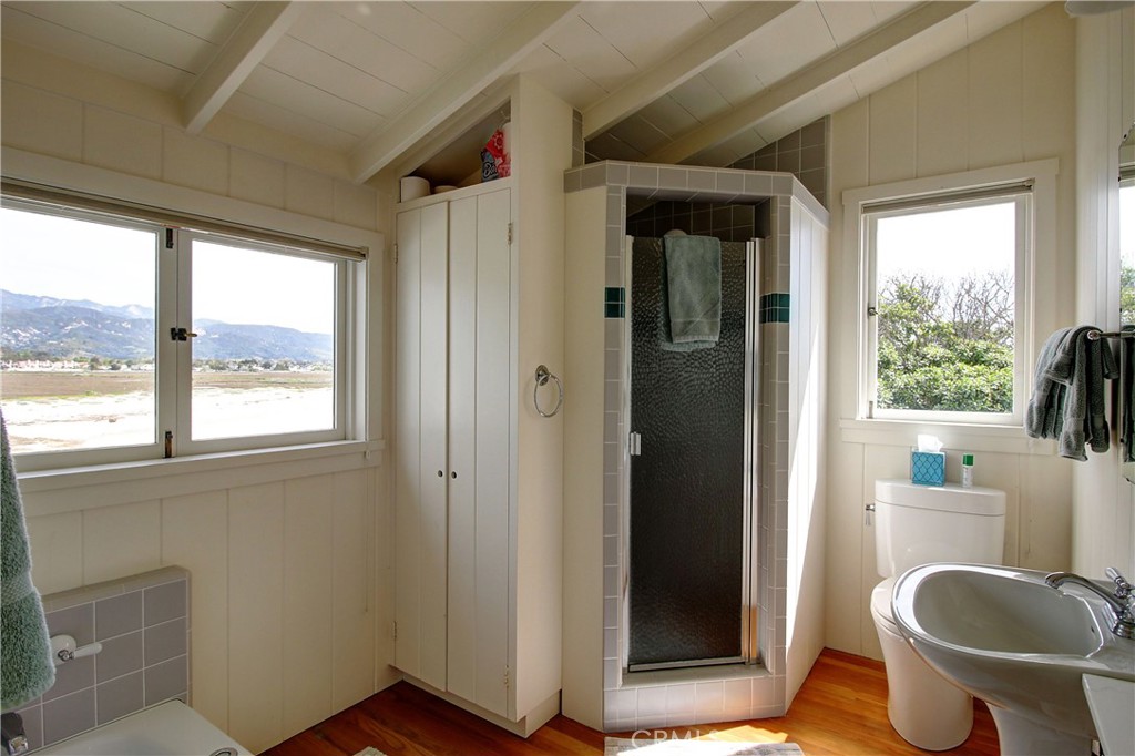 539 Sand Point Road Carpinteria, CA 93013 - Photo 23 of 26 a bathroom with a toilet and a sink