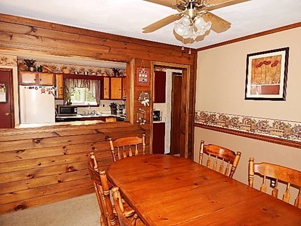12 Gerard Avenue Freetown, MA 02717 - Photo 17 of 30 a view of a dining room with furniture and chandelier