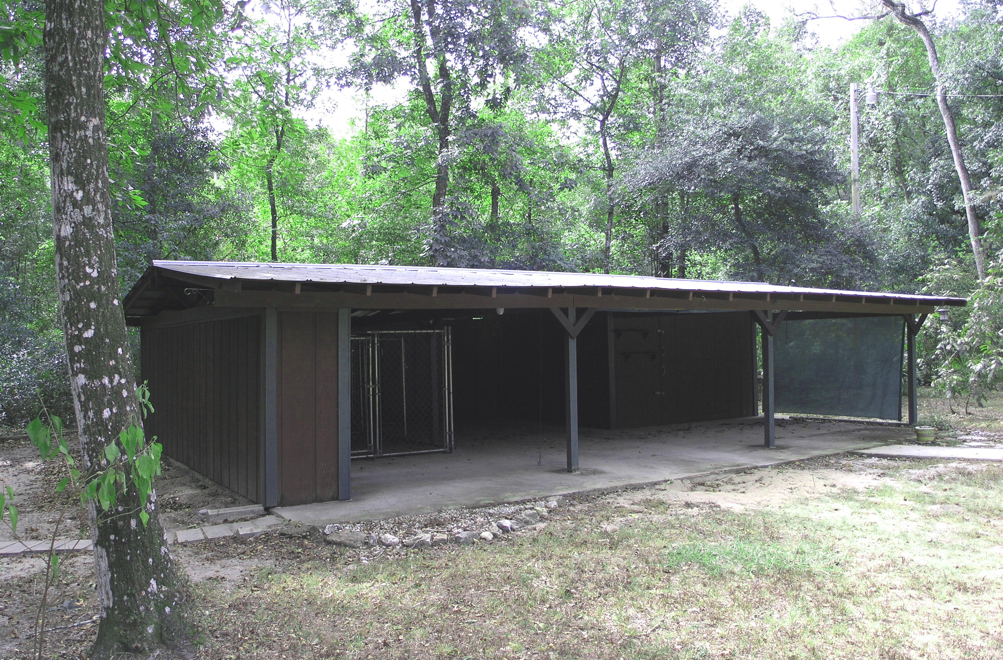 4624 South Bellamy Road Keystone Heights, FL 32656 - Photo 8 of 12 Two Car Carport & Storage Room
