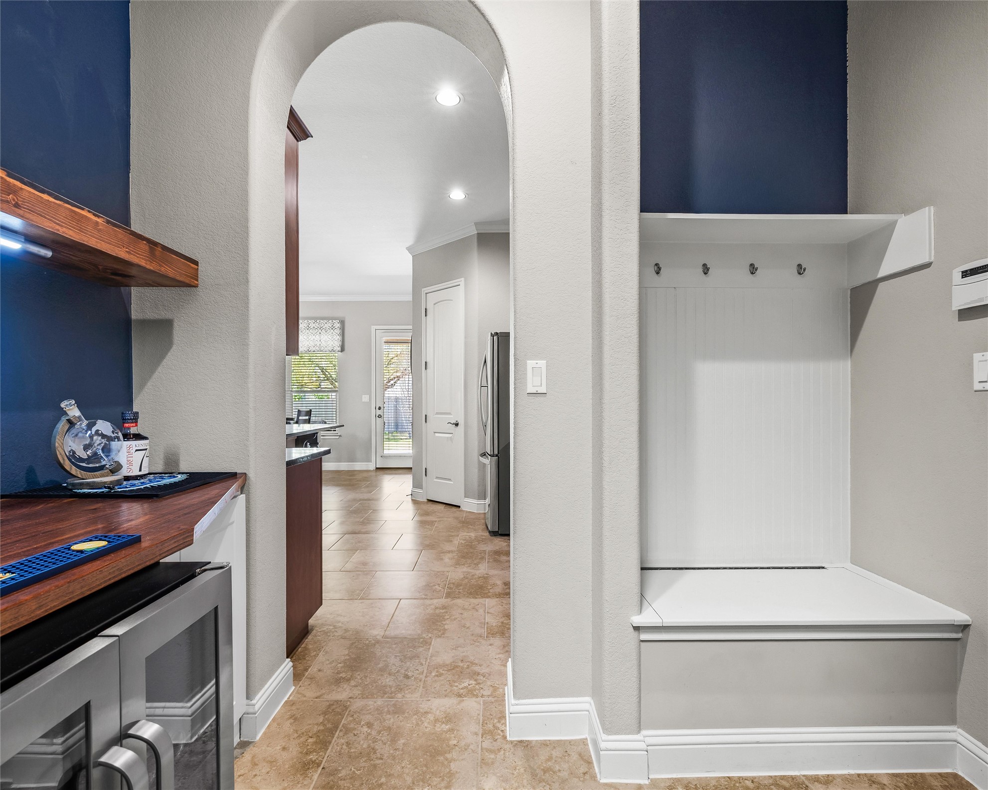 151 Swallowtail Drive Austin, TX 78737 - Photo 27 of 40 a view of a kitchen with refrigerator and a stove