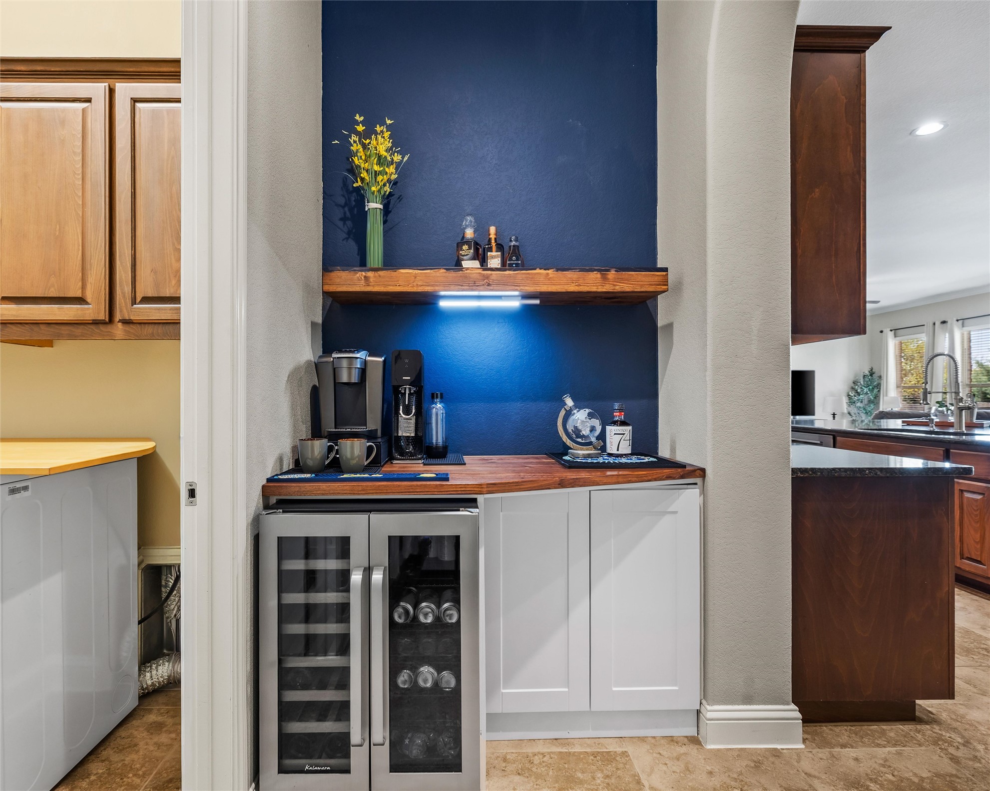 151 Swallowtail Drive Austin, TX 78737 - Photo 28 of 40 a kitchen with stainless steel appliances granite countertop a refrigerator and a stove