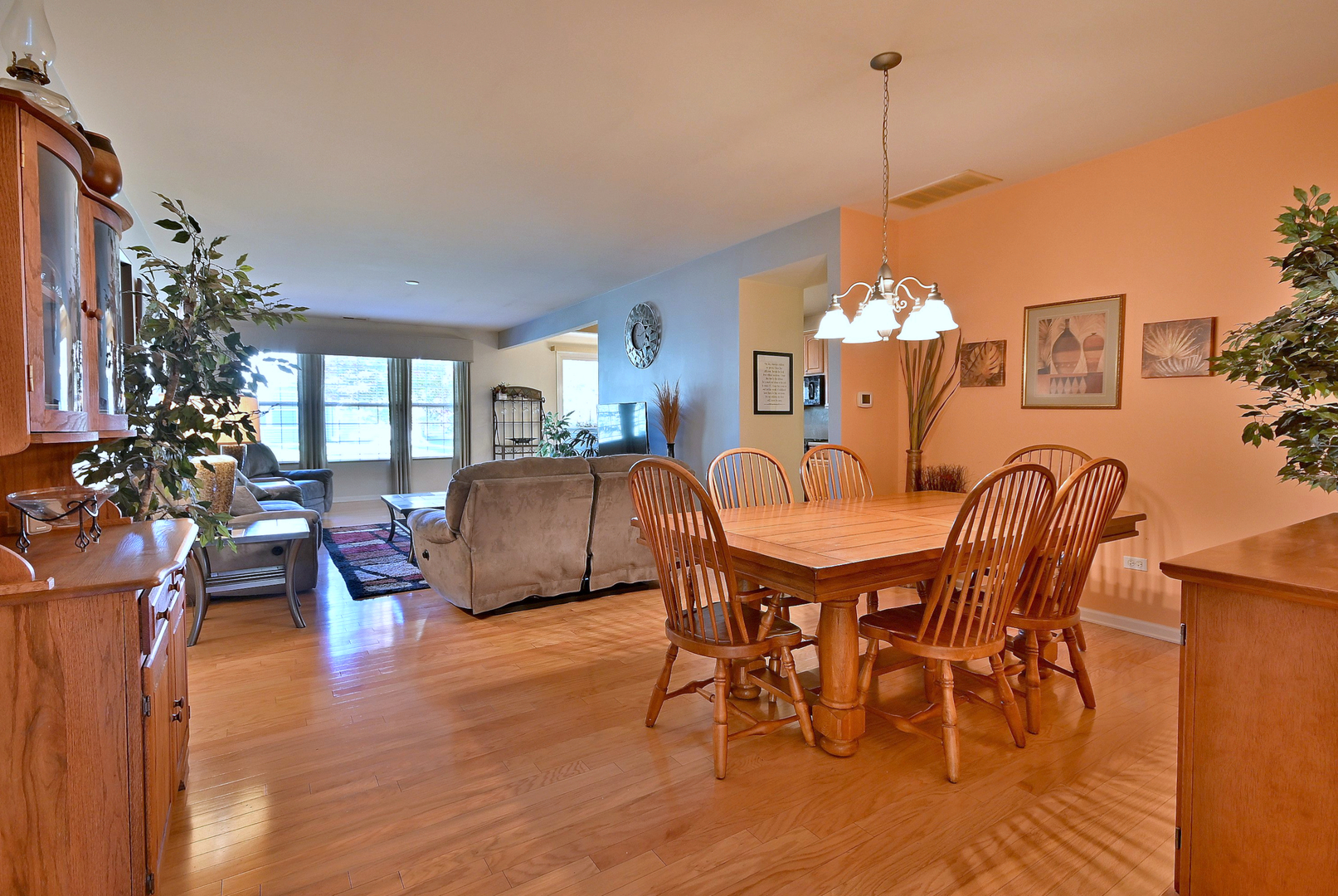 2832 Beacon Point Circle Elgin, IL 60124 - Photo 11 of 36 a view of a dining room with furniture window and wooden floor