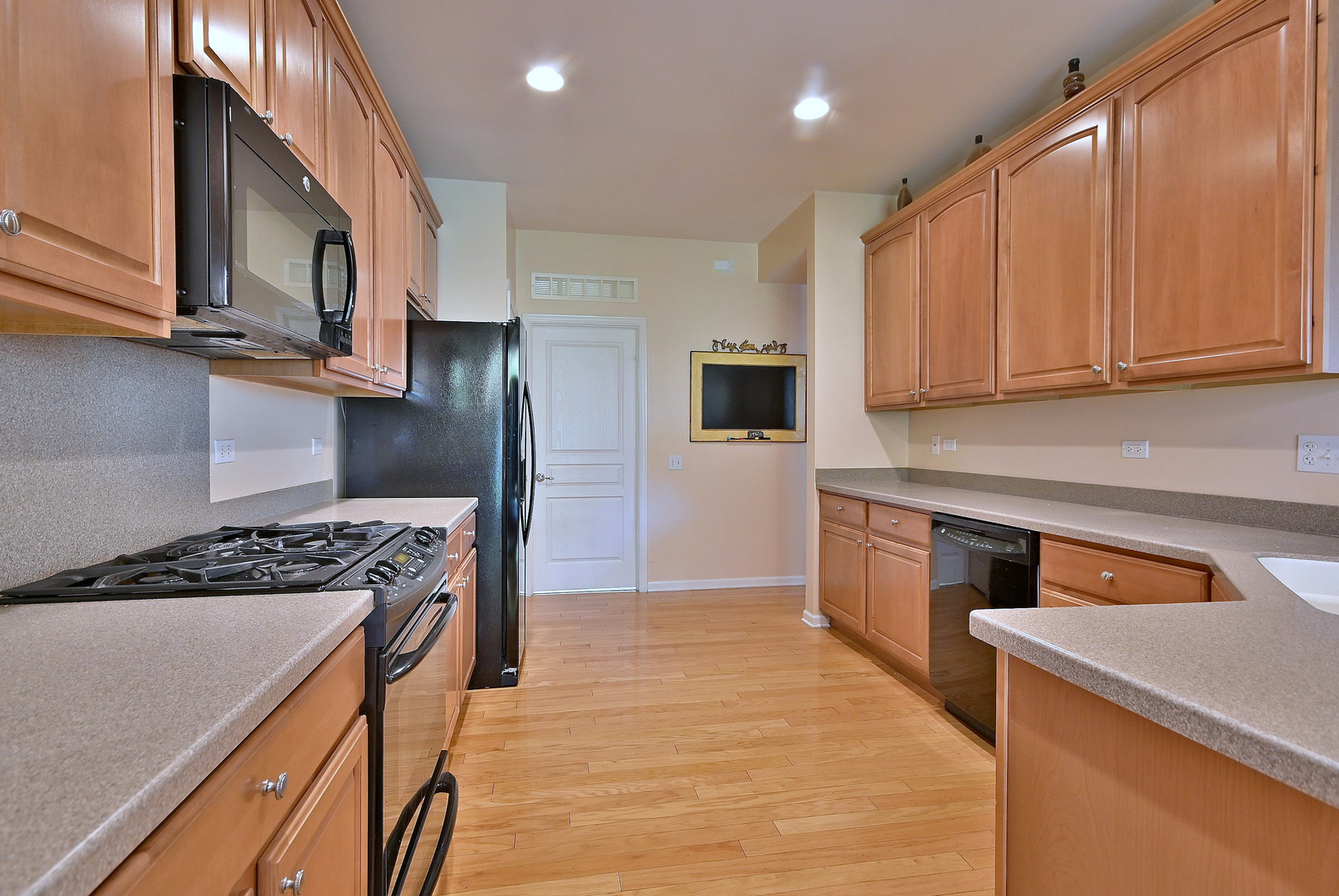 2832 Beacon Point Circle Elgin, IL 60124 - Photo 33 of 36 a kitchen with stainless steel appliances granite countertop a stove a sink and a microwave