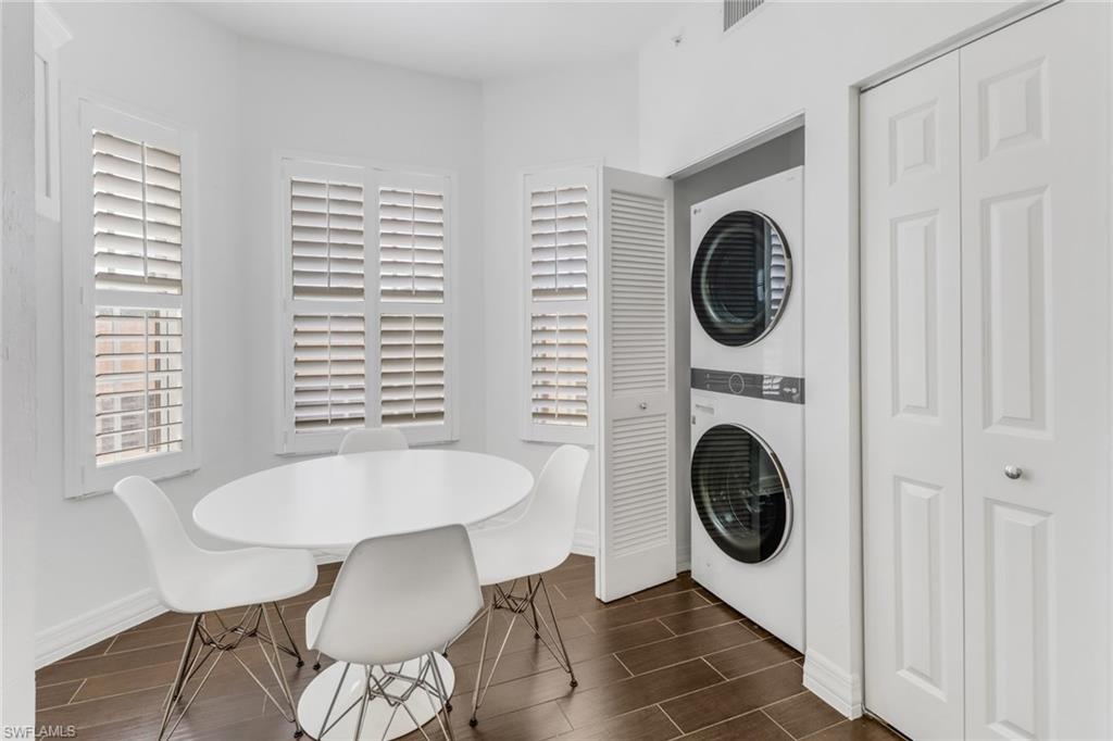 450 Bayfront Place, Unit 4201 Naples, FL 34102 - Photo 6 of 23 a view of a hallway with washer and dryer
