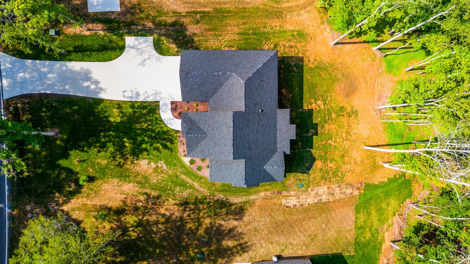 2262 Hooper Road Forest, VA 24551 - Photo 14 of 80 an aerial view of residential house with pool and yard