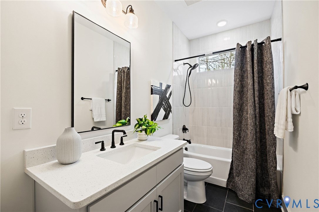 8919 Rustic Road Richmond, VA 23235 - Photo 34 of 36 1st floor full bathroom. Modern bathroom featuring