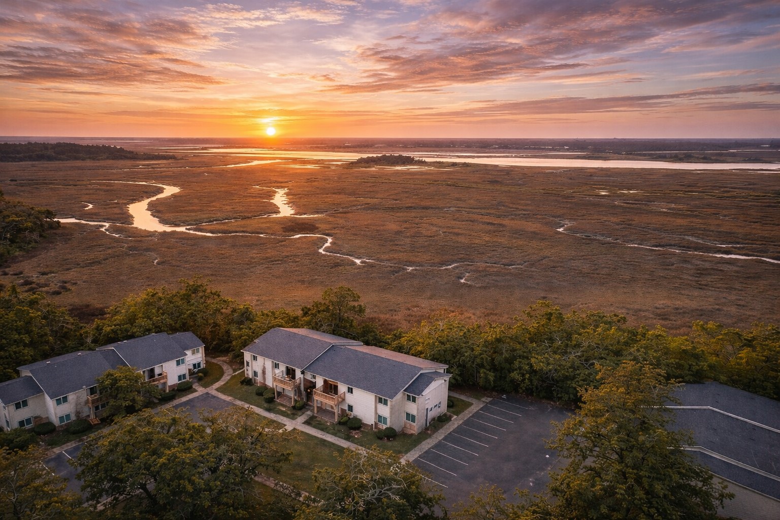 a view of lake with mountain