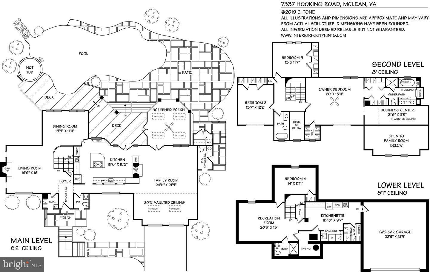 7337 Hooking Road McLean, VA 22101 - Photo 20 of 20 Floor Plan