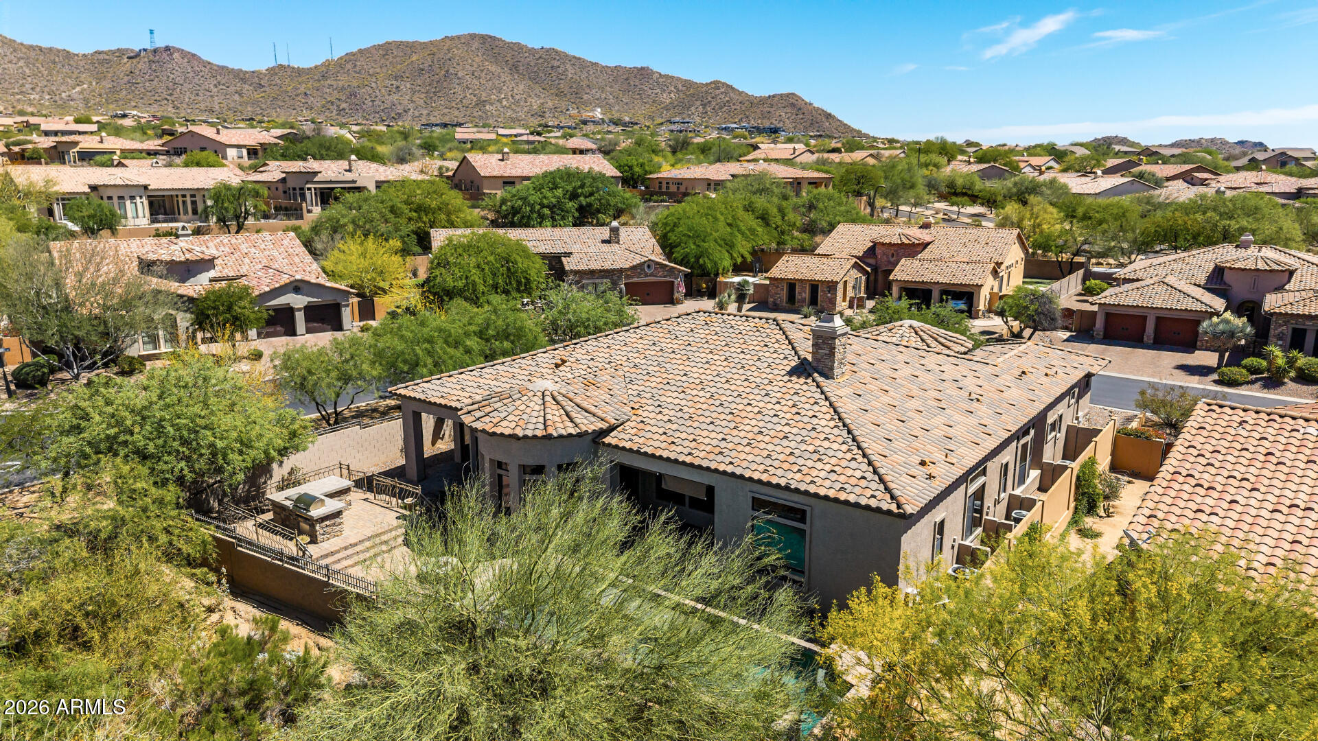 4046 North Silver Ridge Circle Mesa, AZ 85207 - Photo 56 of 61 Drone Photo