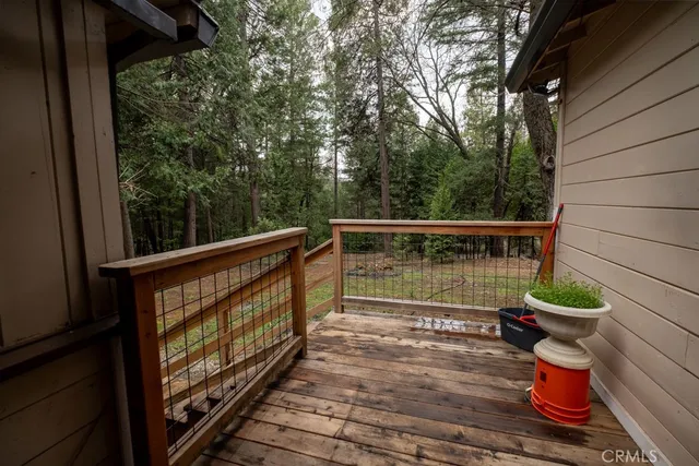 a view of balcony and deck