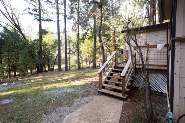 a view of outdoor space and deck