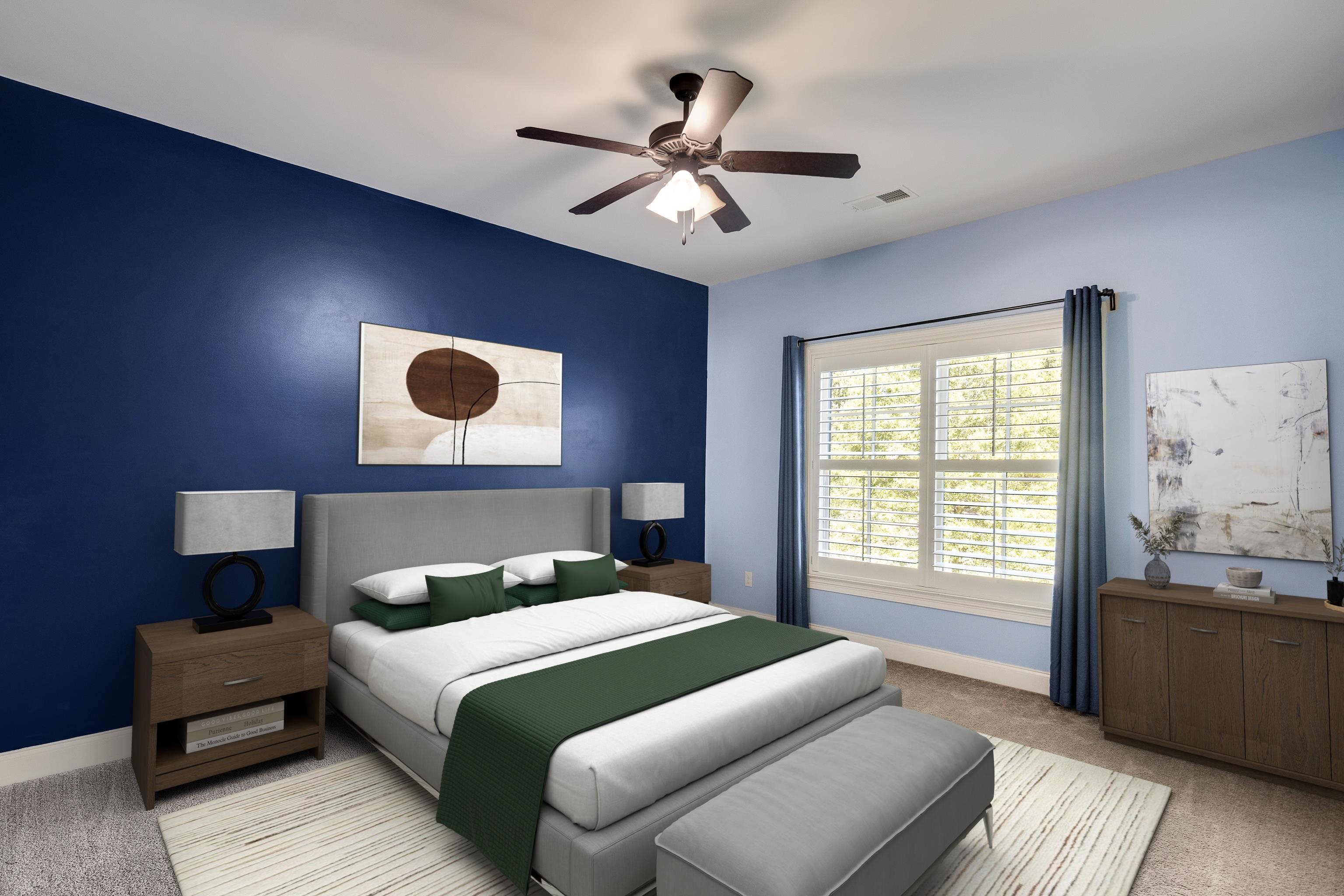 250 Ridgewood Drive Piperton, TN 38017 - Photo 19 of 36 a bedroom with a large bed and a window