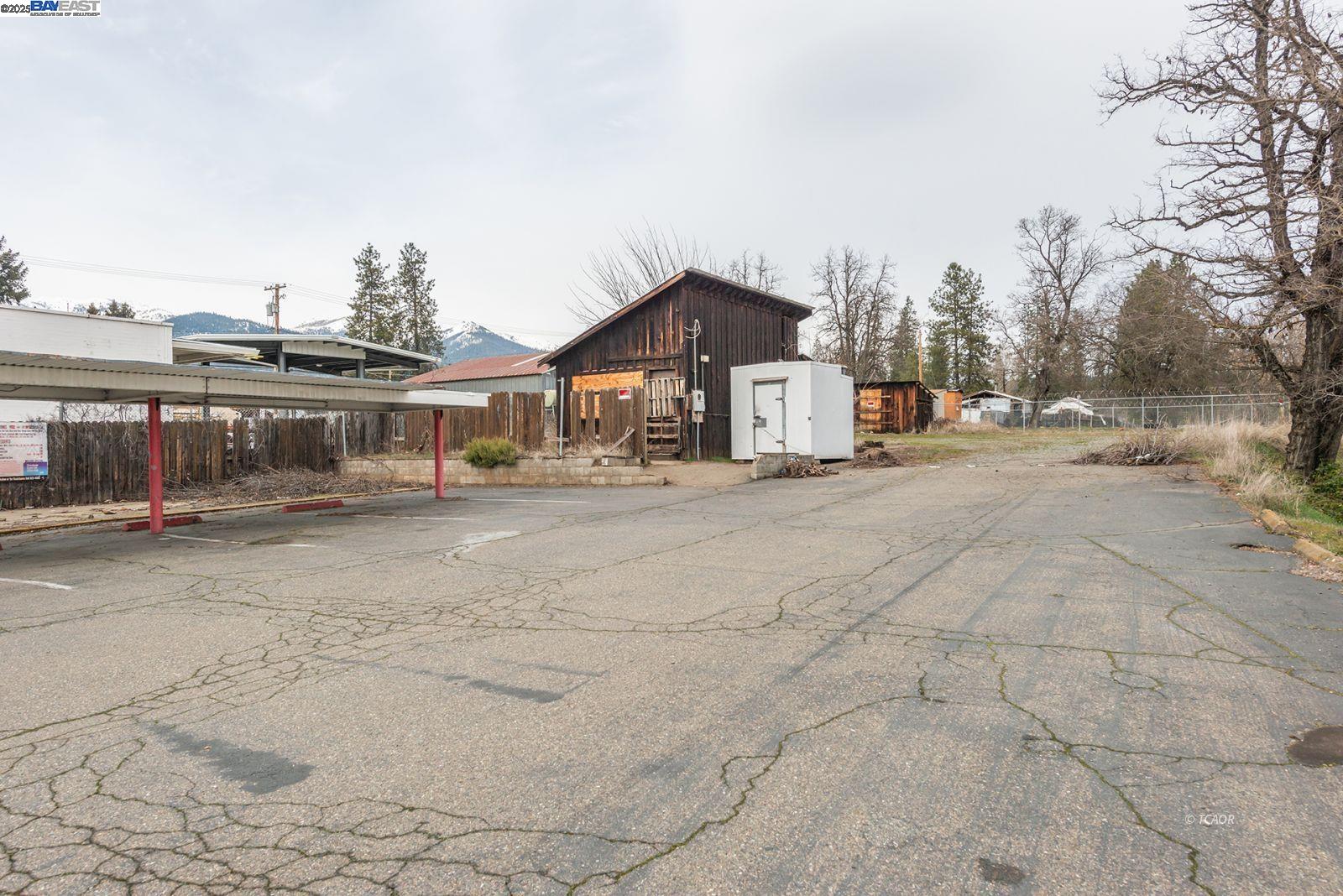 1081 Main Street Weaverville, CA 96093 - Photo 9 of 16 a front view of a house with a yard and garage