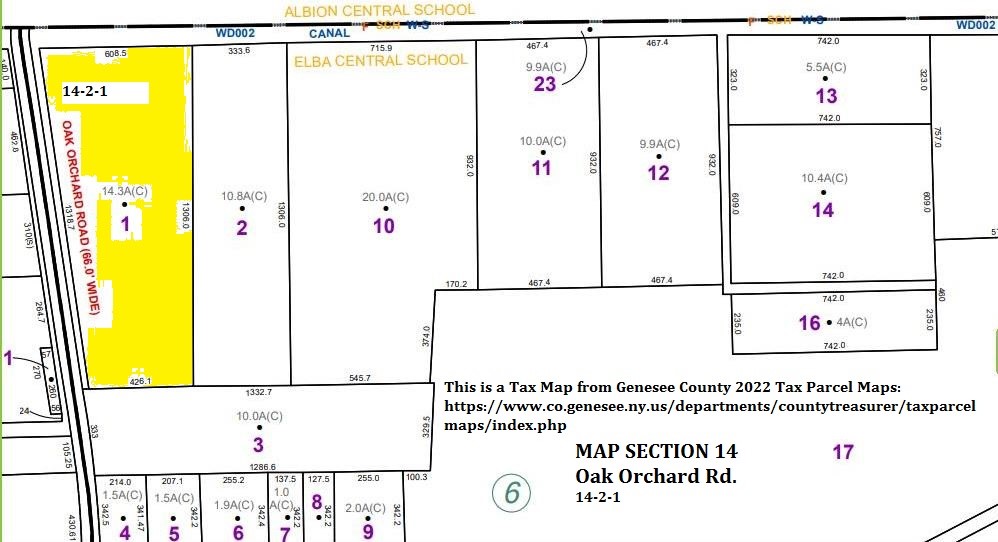 Map 14 Oak Orchard From: https://www.co.genesee.ny