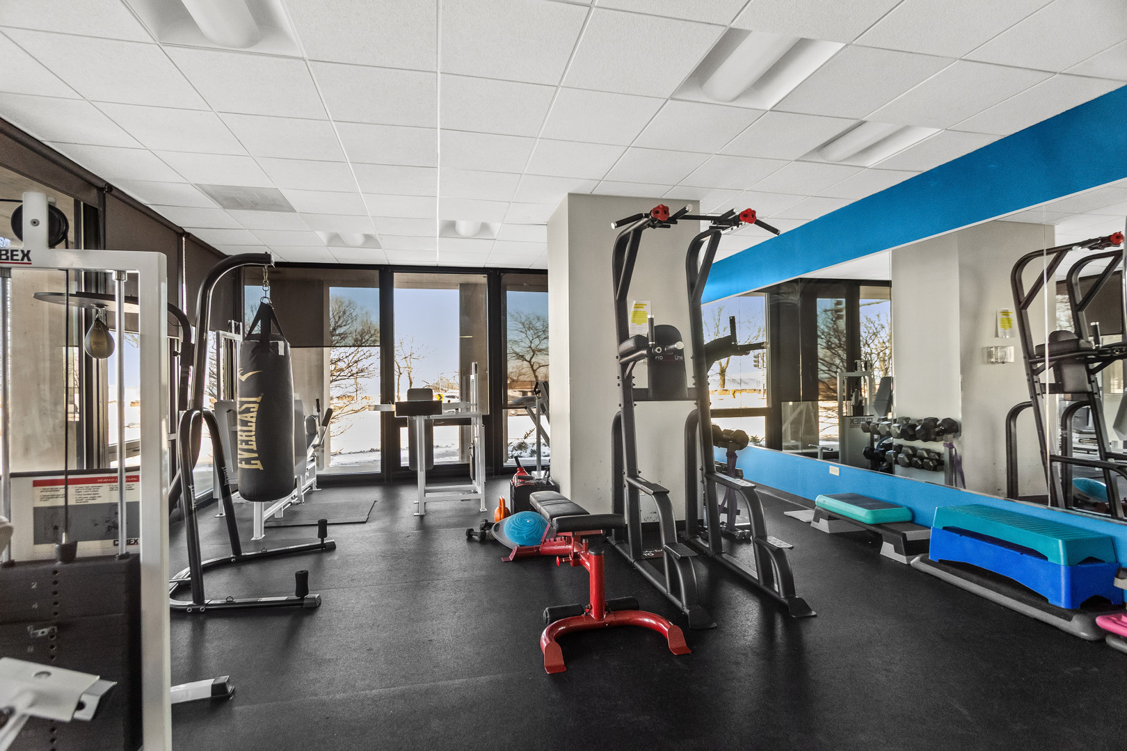 6700 South South Shore Drive, Unit 9D9E Chicago, IL 60649 - Photo 19 of 20 a view of a room with gym equipment