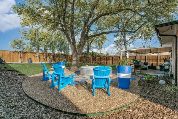 a view of a house with patio