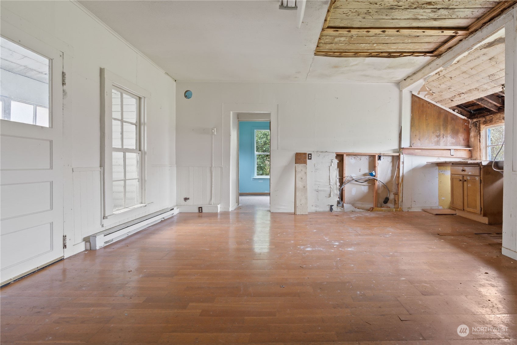 322 4th Street Roy, WA 98580 - Photo 19 of 29 a view of an empty room with a window