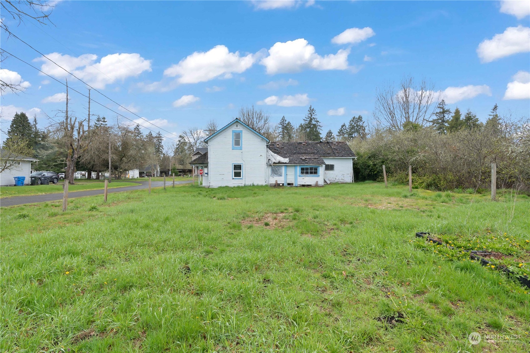 322 4th Street Roy, WA 98580 - Photo 27 of 29 a view of a house with a big yard