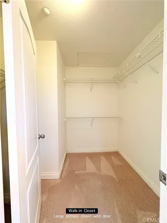 a view of walk in closet