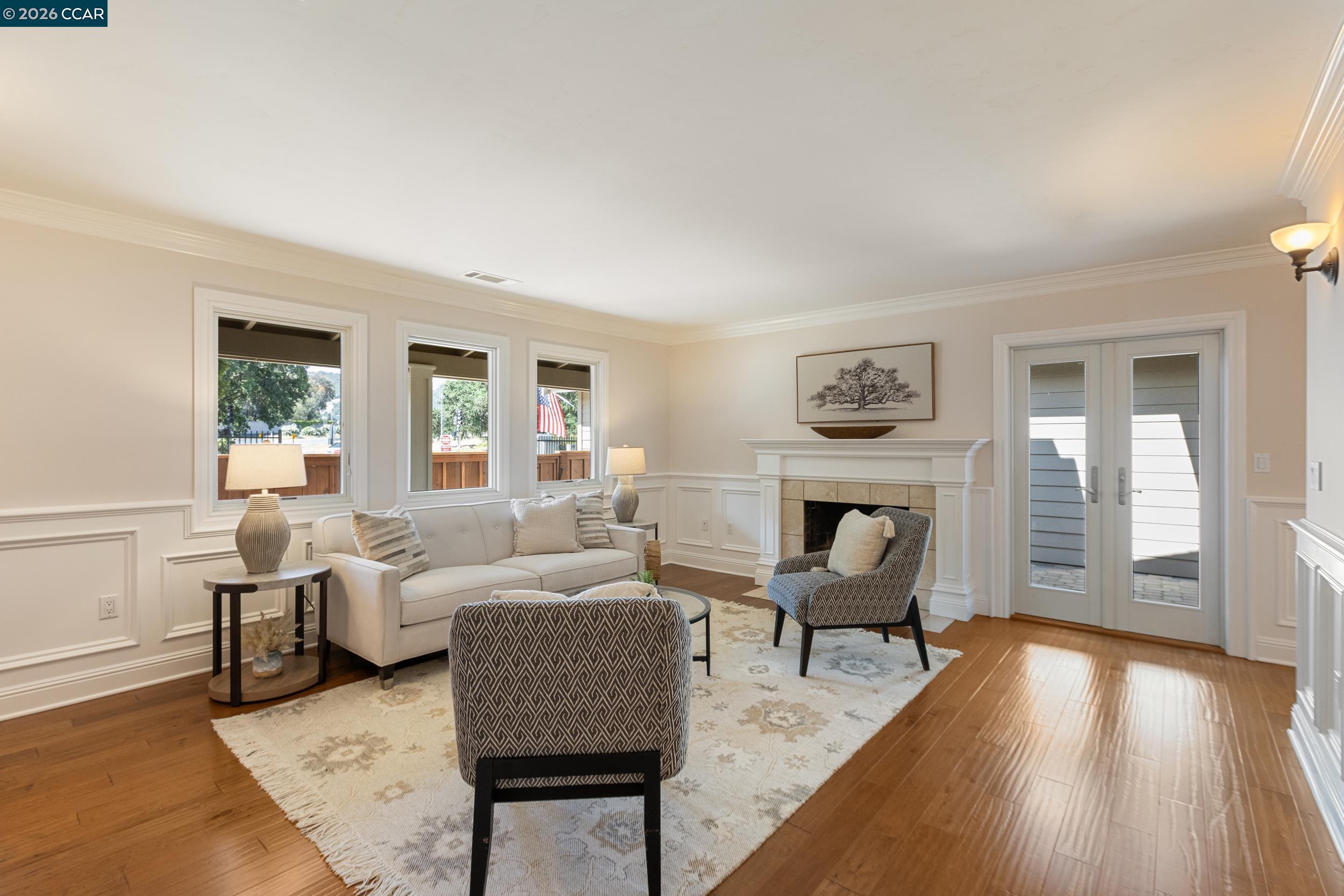 484 Diablo Road Danville, CA 94526 - Photo 6 of 39 a living room with furniture and a fireplace