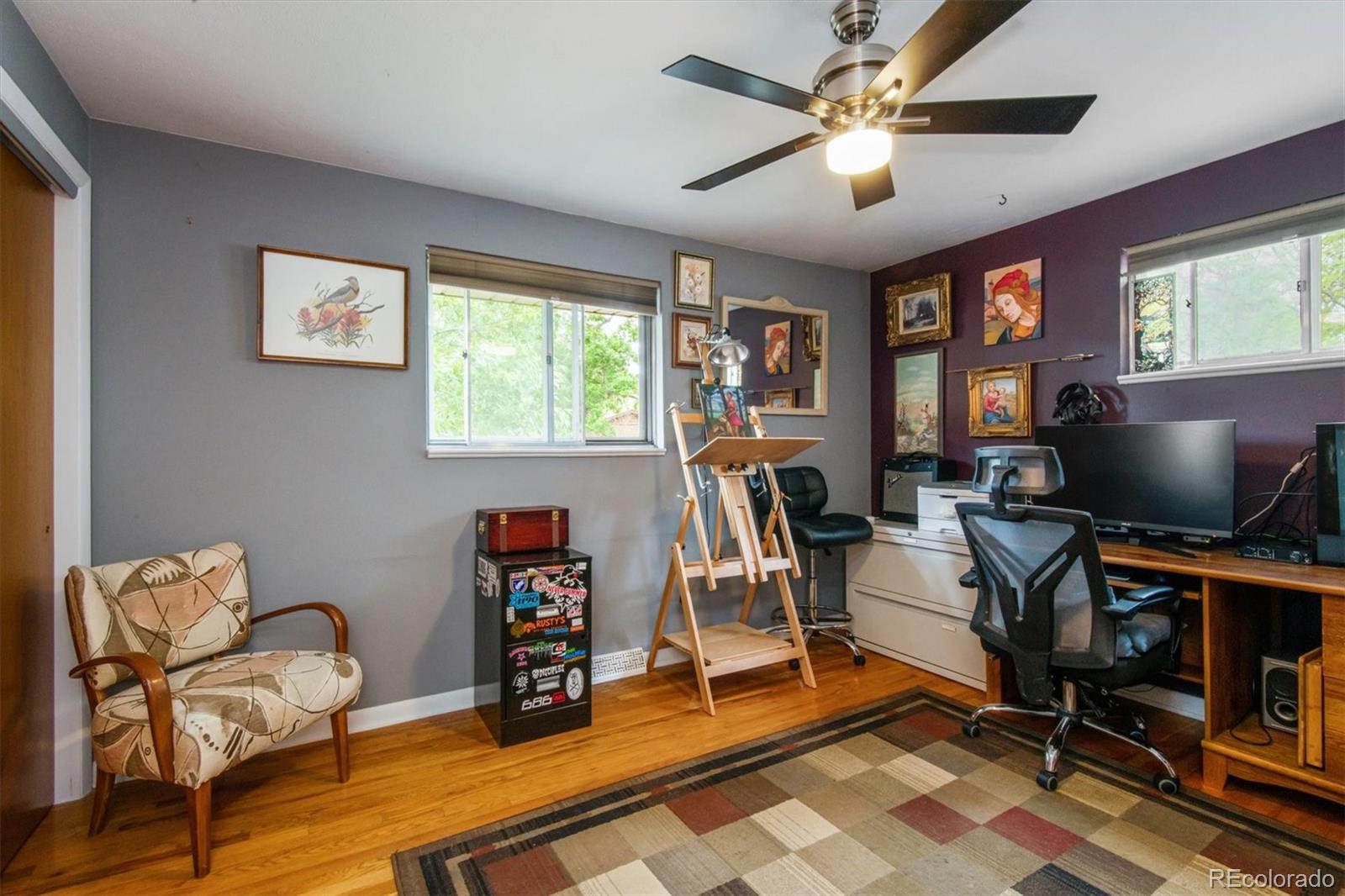 8633 West 44th Place Wheat Ridge, CO 80033 - Photo 20 of 30 a work room with furniture and windows