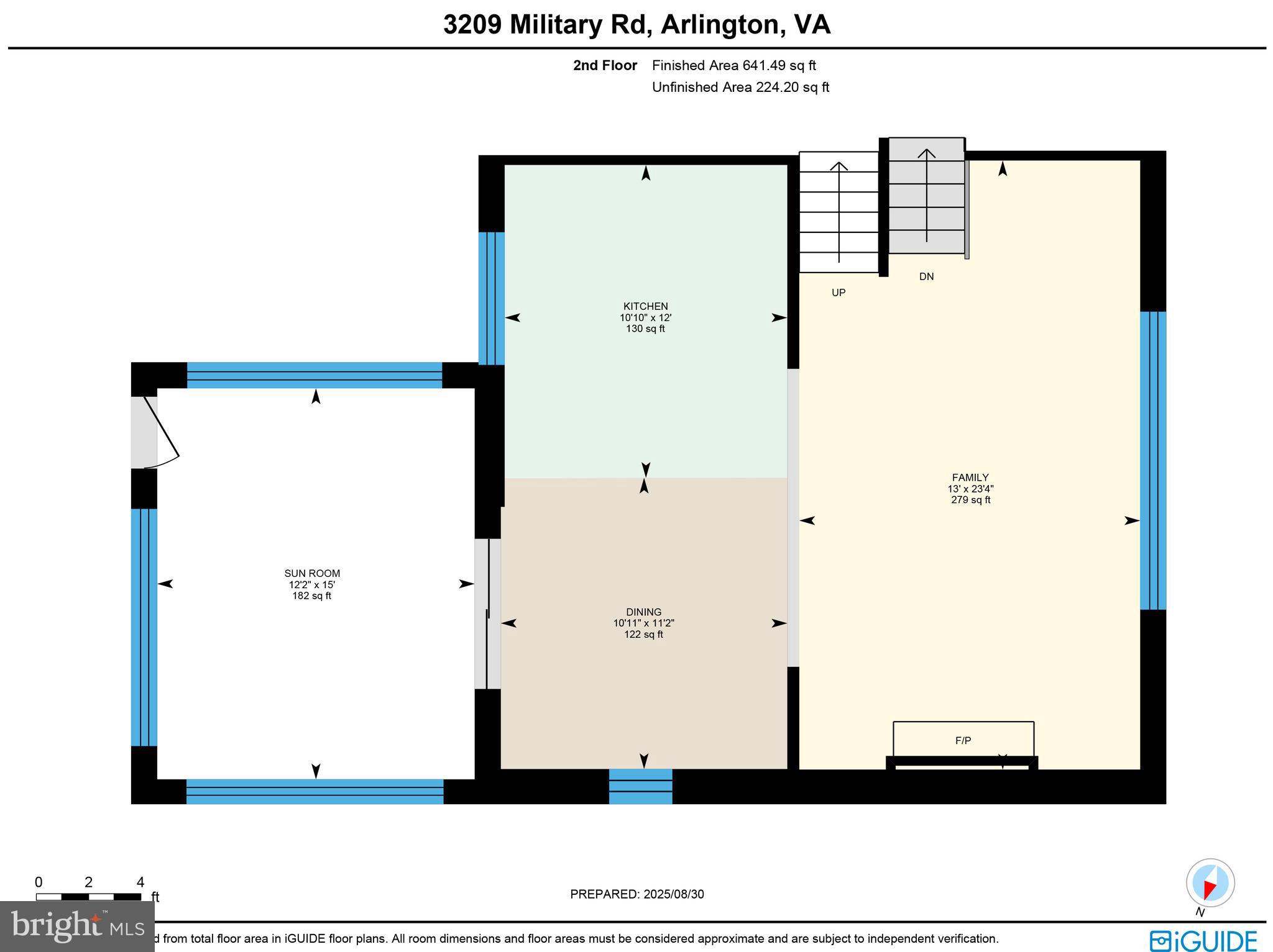 3209 Military Road Arlington, VA 22207 - Photo 43 of 45 a picture of a floor plan