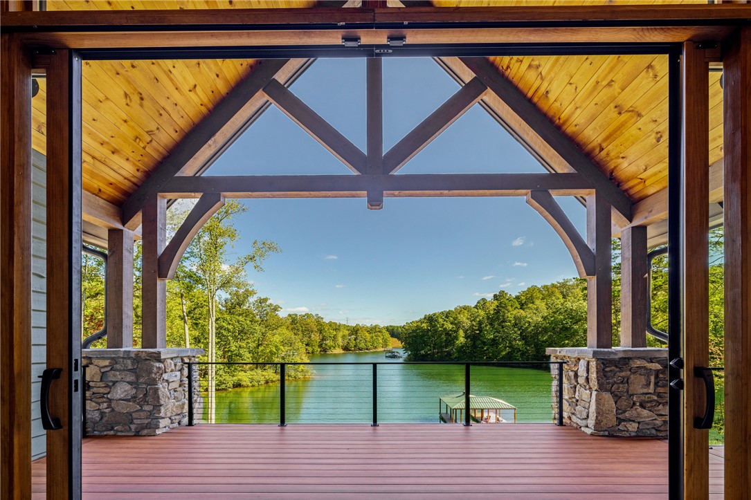 116 Nimmons Bridge Road Salem, SC 29676 - Photo 12 of 49 Covered Deck Overlooking Lake Keowee