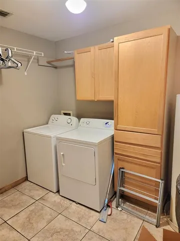 a view of road and trees