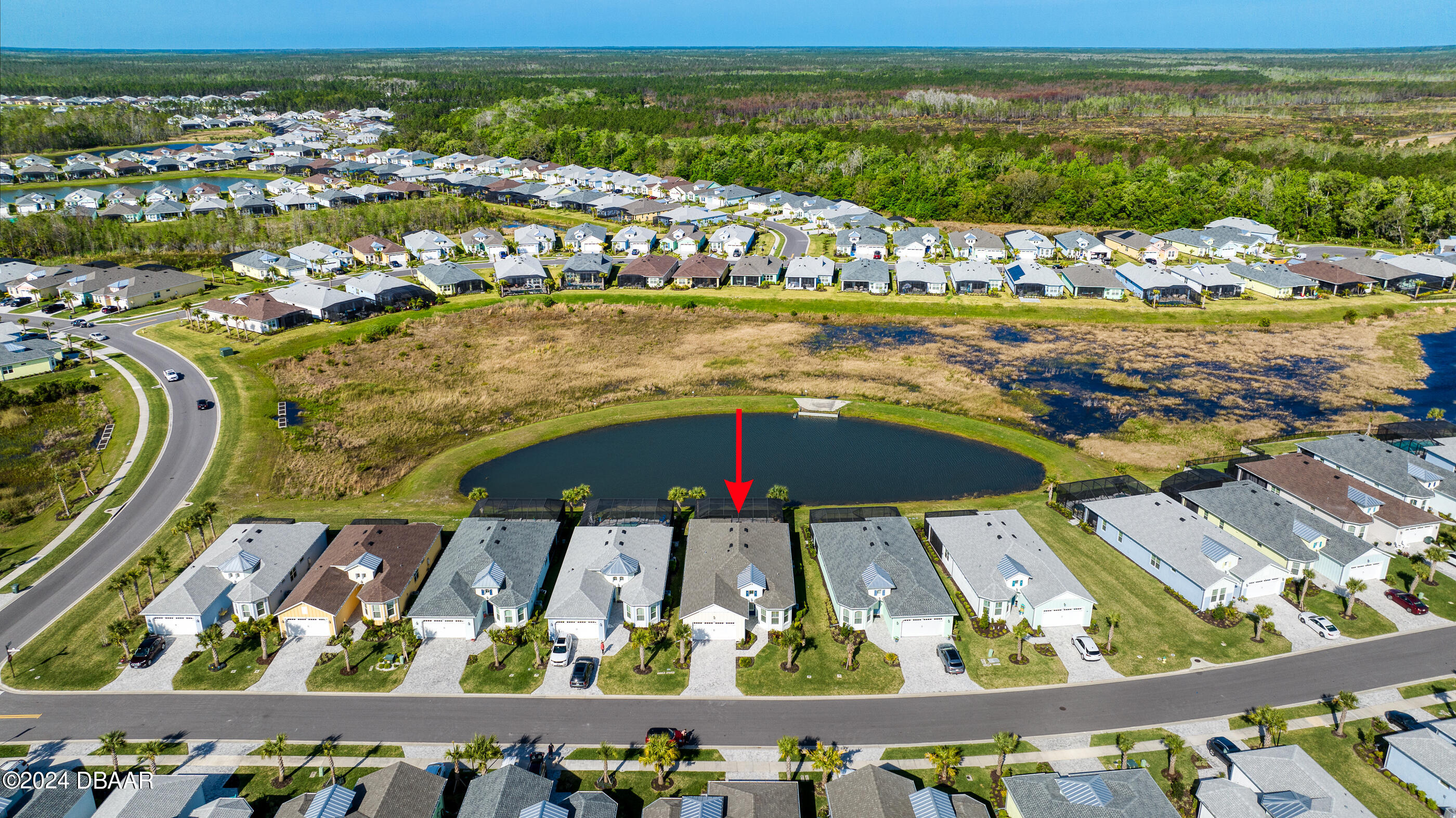 117 Red Lighthouse Point Daytona Beach, FL 32124 - Photo 63 of 66 Drone_117RedlighthousePoint-4_arrow