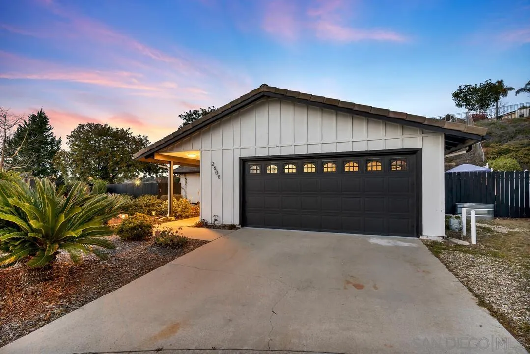 2608 Buenos Tiempos Fallbrook, CA 92028 - Photo 2 of 31 a front view of a house with a garage