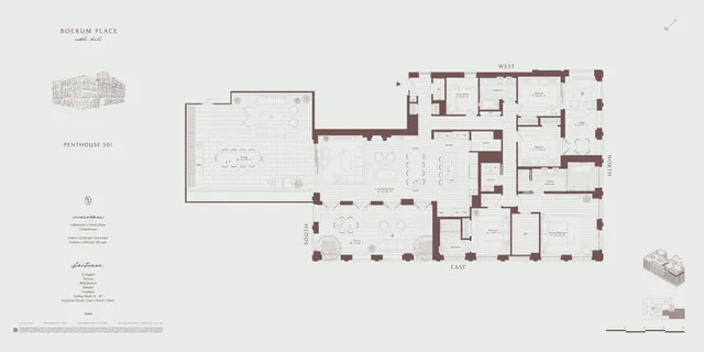 $7,500,000 | 110 Boerum Place, Unit PH501 | Downtown Brooklyn