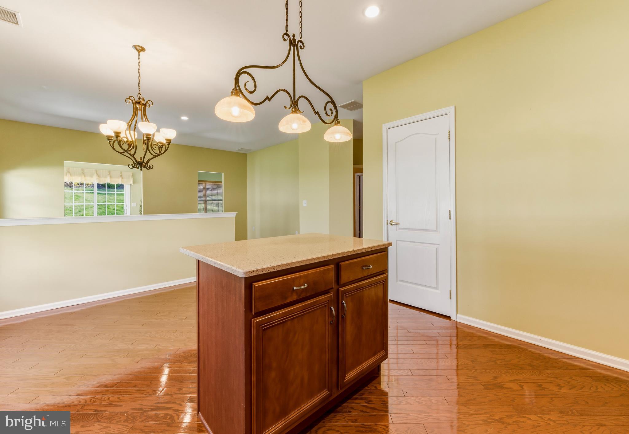 106 York Road West Deptford, NJ 08086 - Photo 12 of 31 a kitchen with a sink and chandelier